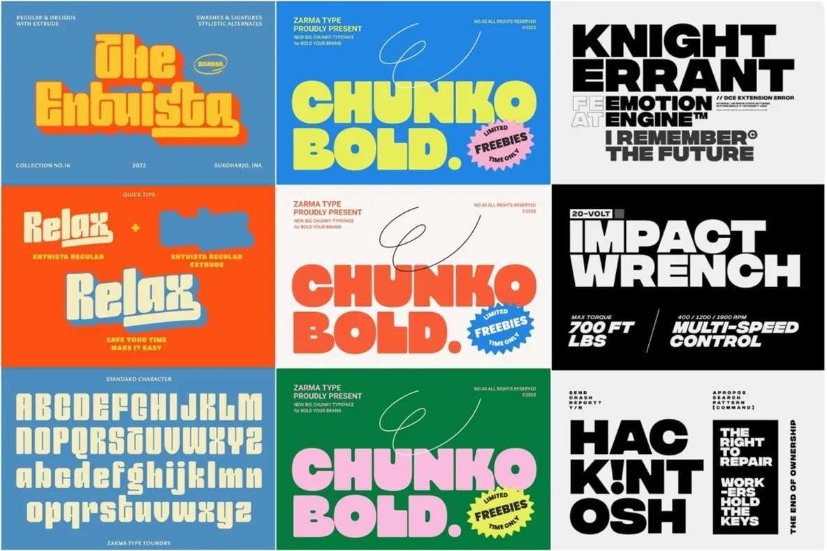 Examples of AI-generated fonts, editing options, and banner designs. Source: Dr Fonts
