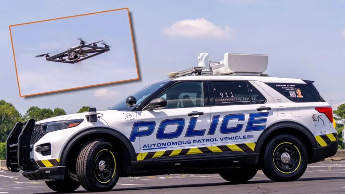 The autonomous patrol vehicle being tested in Miami-Dade.